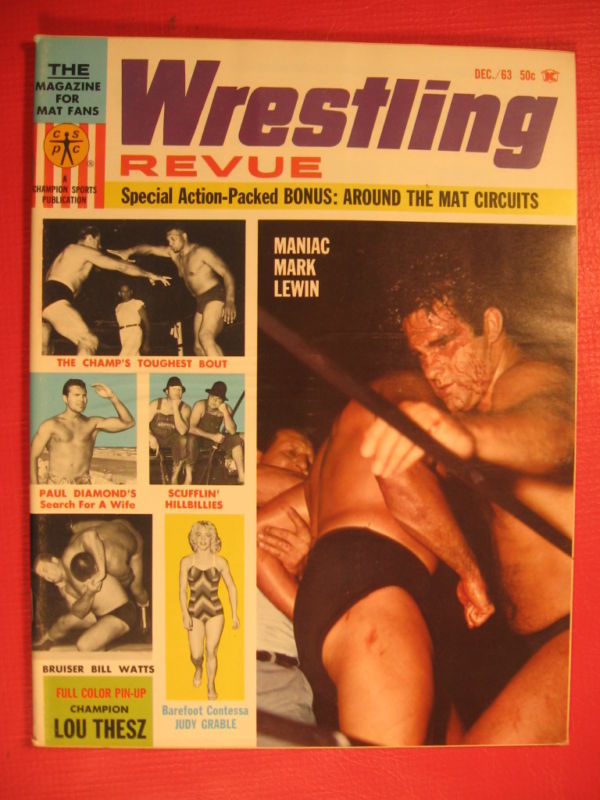 Wrestling Revue December 1963 Magazine PWcatalog