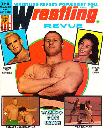 Wrestling Revue April 1968 Magazine PWcatalog