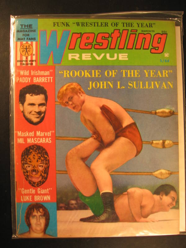 Wrestling Revue March 1970 Magazine PWcatalog
