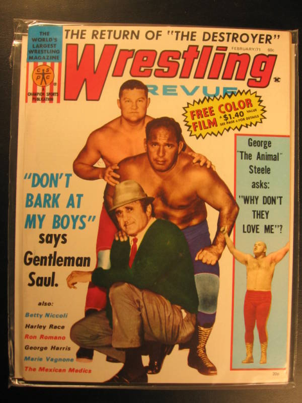 Wrestling Revue February 1971 Magazine PWcatalog