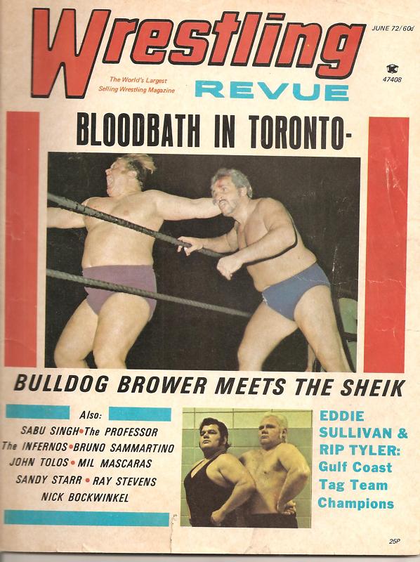 Wrestling Revue June 1972 Magazine PWcatalog
