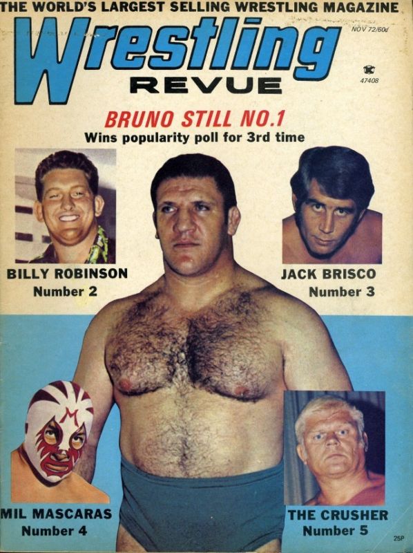 Wrestling Revue November 1972 Magazine PWcatalog