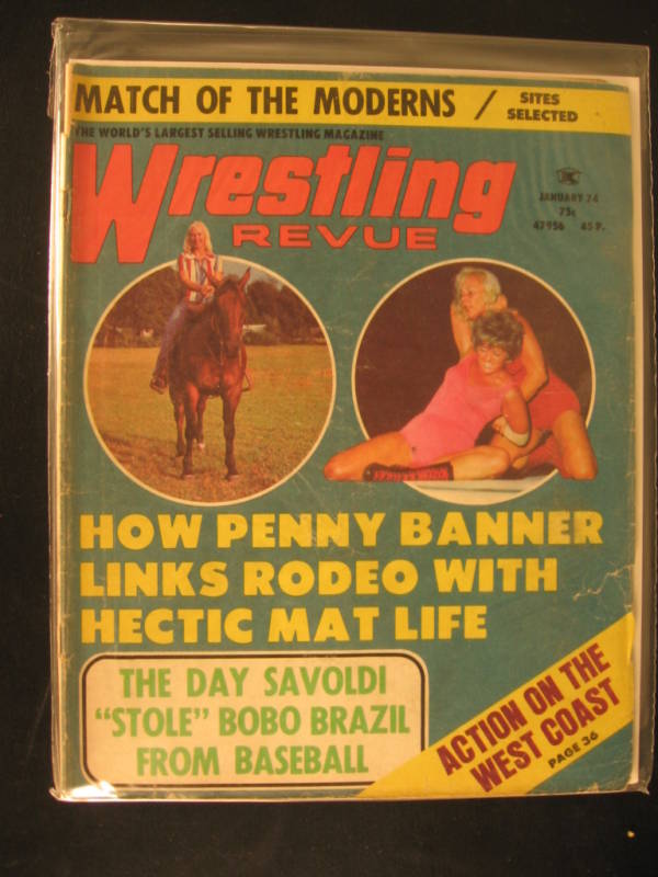 Wrestling Revue January 1974 Magazine PWcatalog