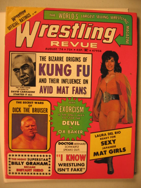 Wrestling Revue August 1974 Magazine PWcatalog