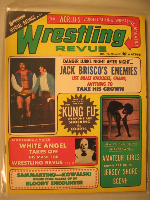 Wrestling Revue September 1974 Magazine PWcatalog