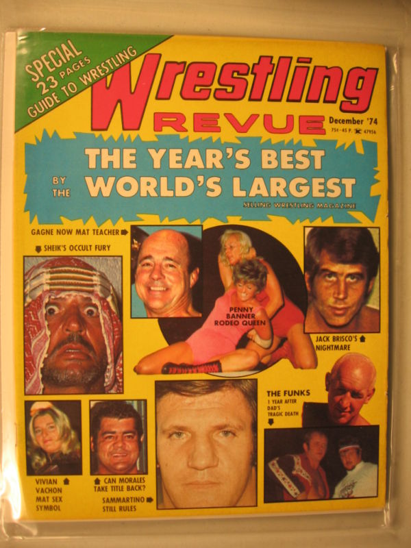 Wrestling Revue December 1974 Magazine PWcatalog
