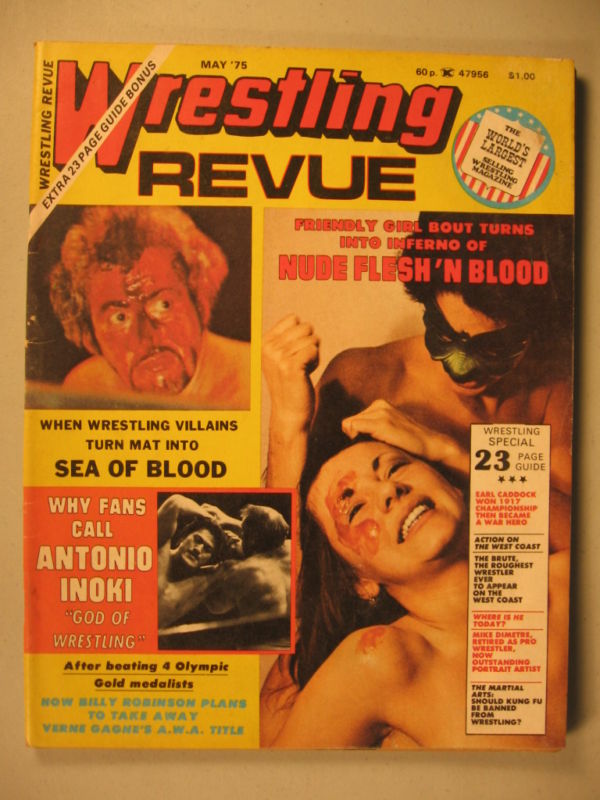 Wrestling Revue May 1975 Magazine PWcatalog
