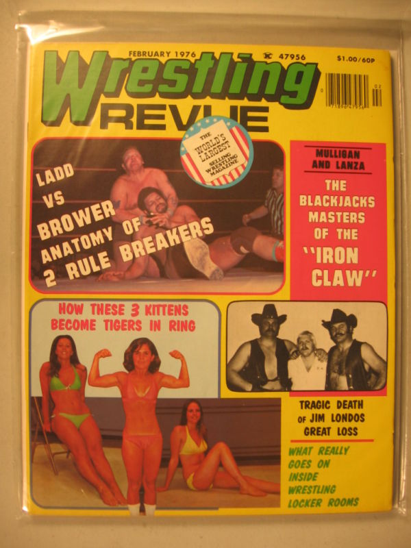 Wrestling Revue February 1976 Magazine PWcatalog