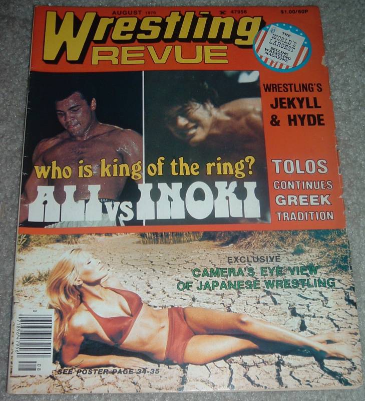 Wrestling Revue August 1976 Magazine PWcatalog
