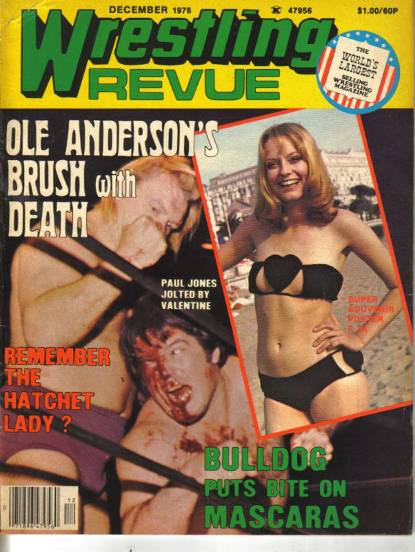 Wrestling Revue December 1976 Magazine PWcatalog