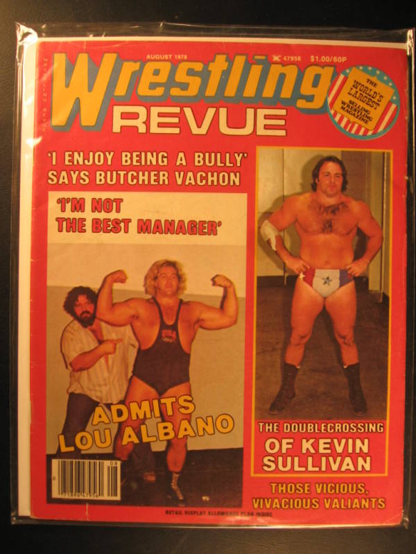 Wrestling Revue August 1978 Magazine PWcatalog