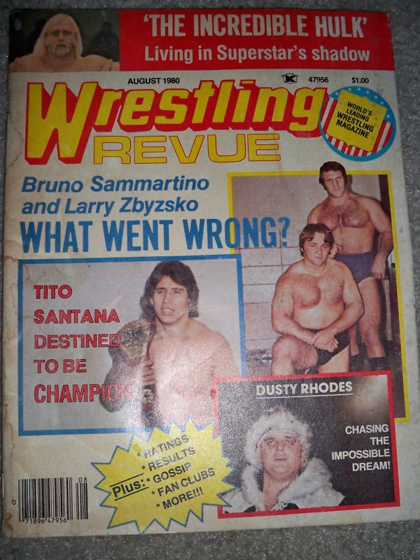 Wrestling Revue August 1980 Magazine PWcatalog