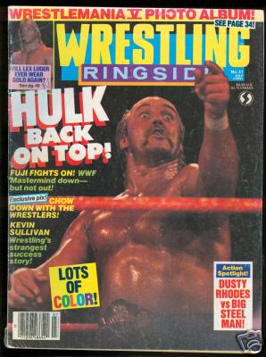 Wrestling Ringside July 1989 Magazine PWcatalog