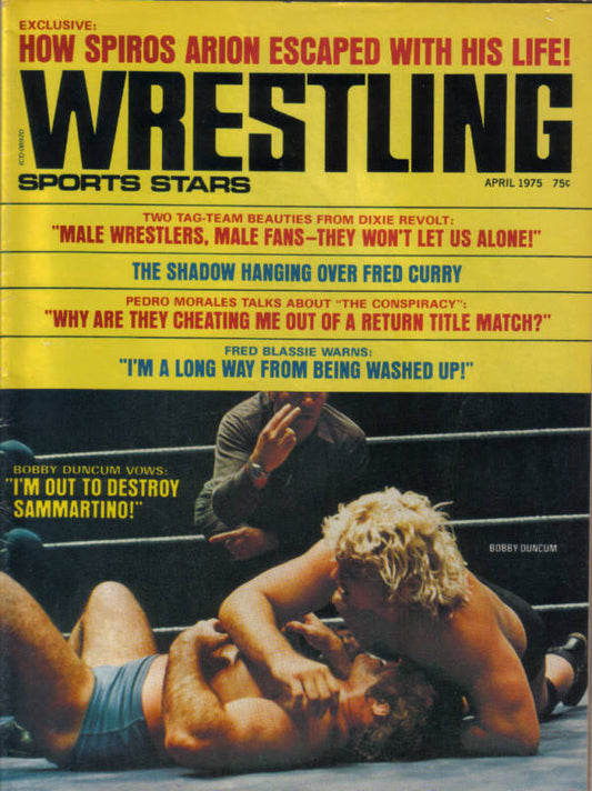 Wrestling Sports Stars April 1975