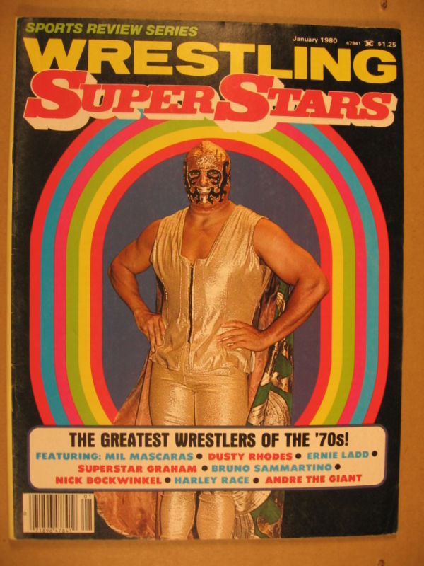 Wrestling Superstars January 1980 Magazine PWcatalog