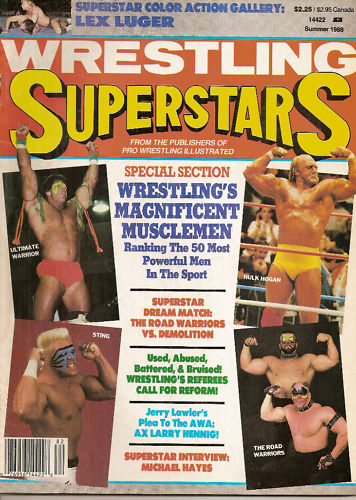 Wrestling Superstars August 1988 Magazine PWcatalog
