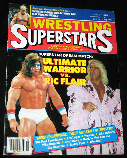 Wrestling Superstars 1990 Magazine PWcatalog
