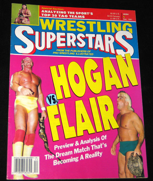 Wrestling Superstars December 1991 Magazine PWcatalog