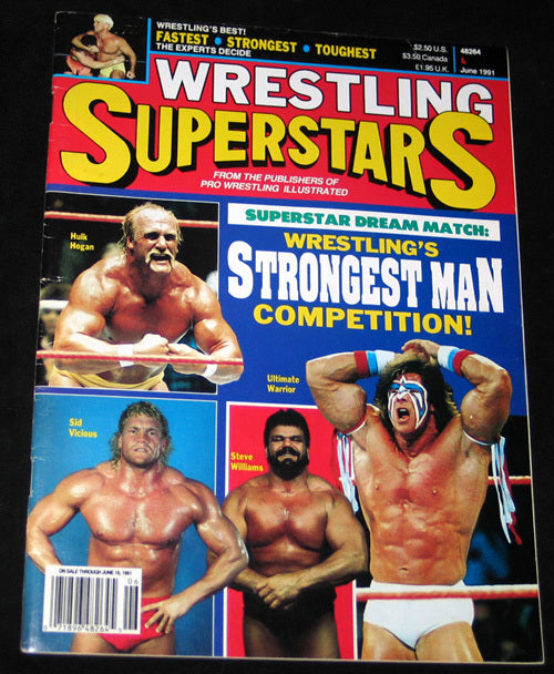 Wrestling Superstars 1991 Magazine PWcatalog