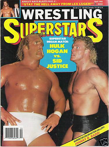 Wrestling Superstars April 1992 Magazine PWcatalog