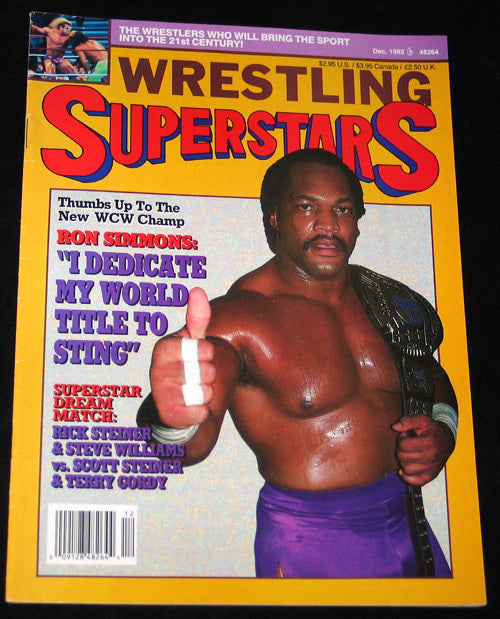 Wrestling Superstars December 1992 Magazine PWcatalog