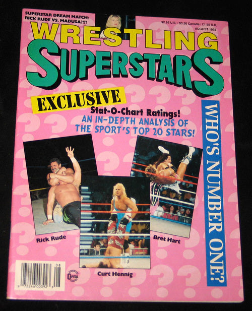 Wrestling Superstars 1993 Magazine PWcatalog