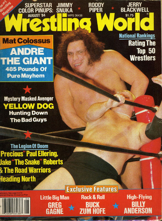 Wrestling World August 1984