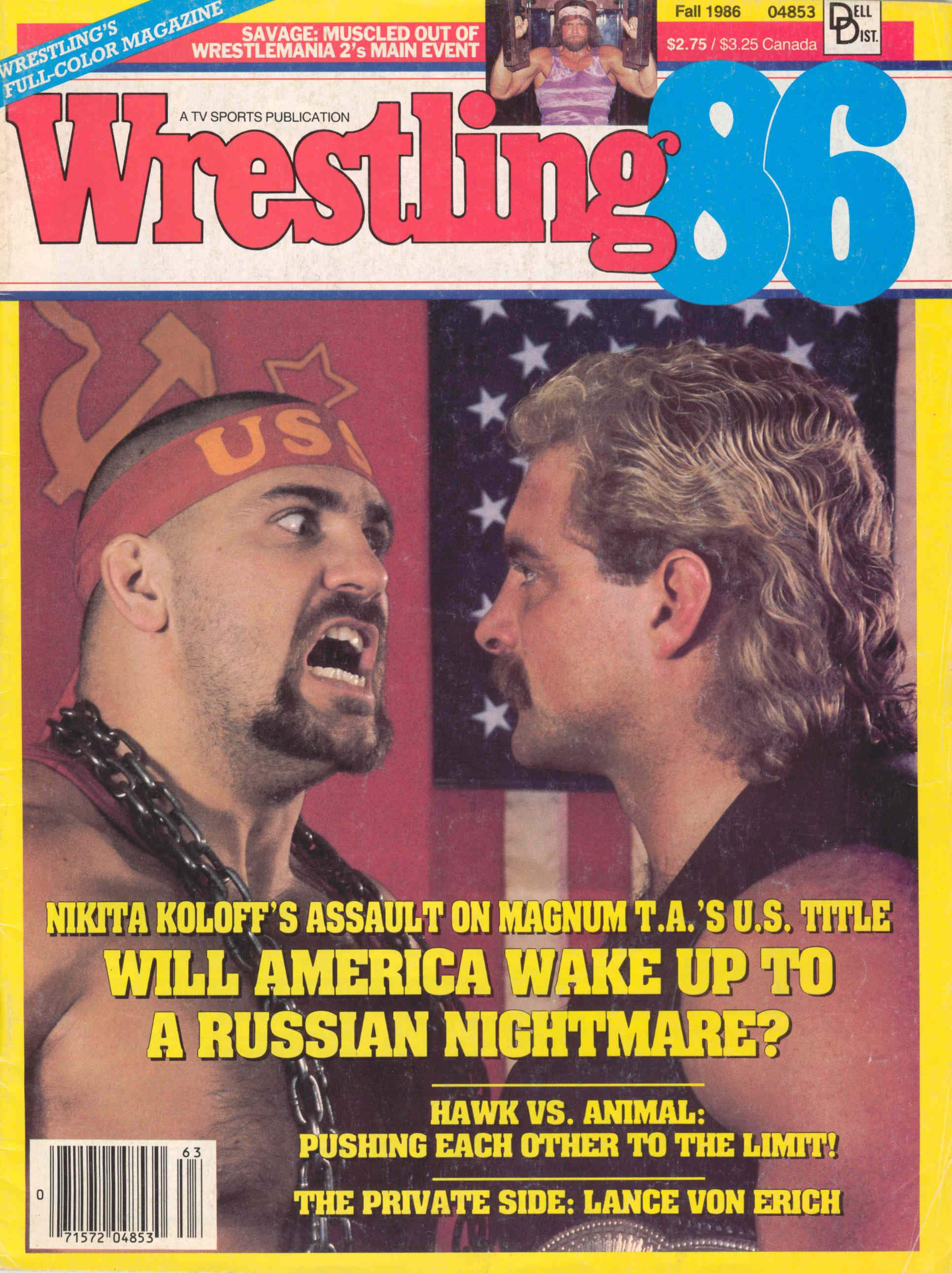 Wrestling 1986 PW Catalog