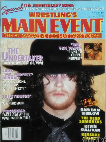 Wrestling's Main Event June 1993 Magazine PWcatalog