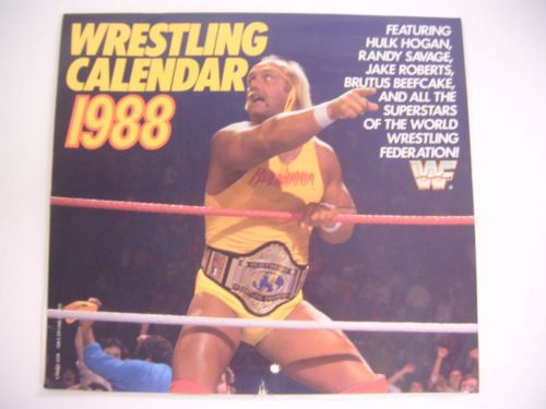Wrestling Calendar 1988