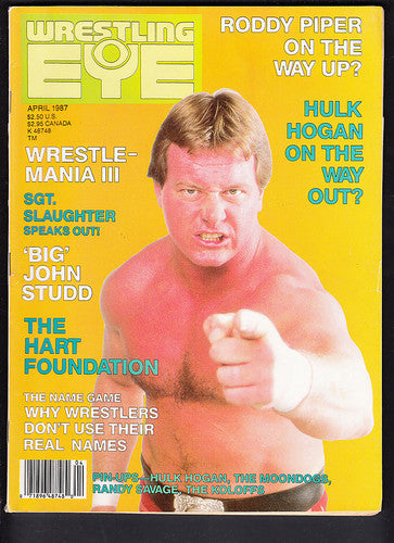 Wrestling Eye April 1987 Magazine PWcatalog