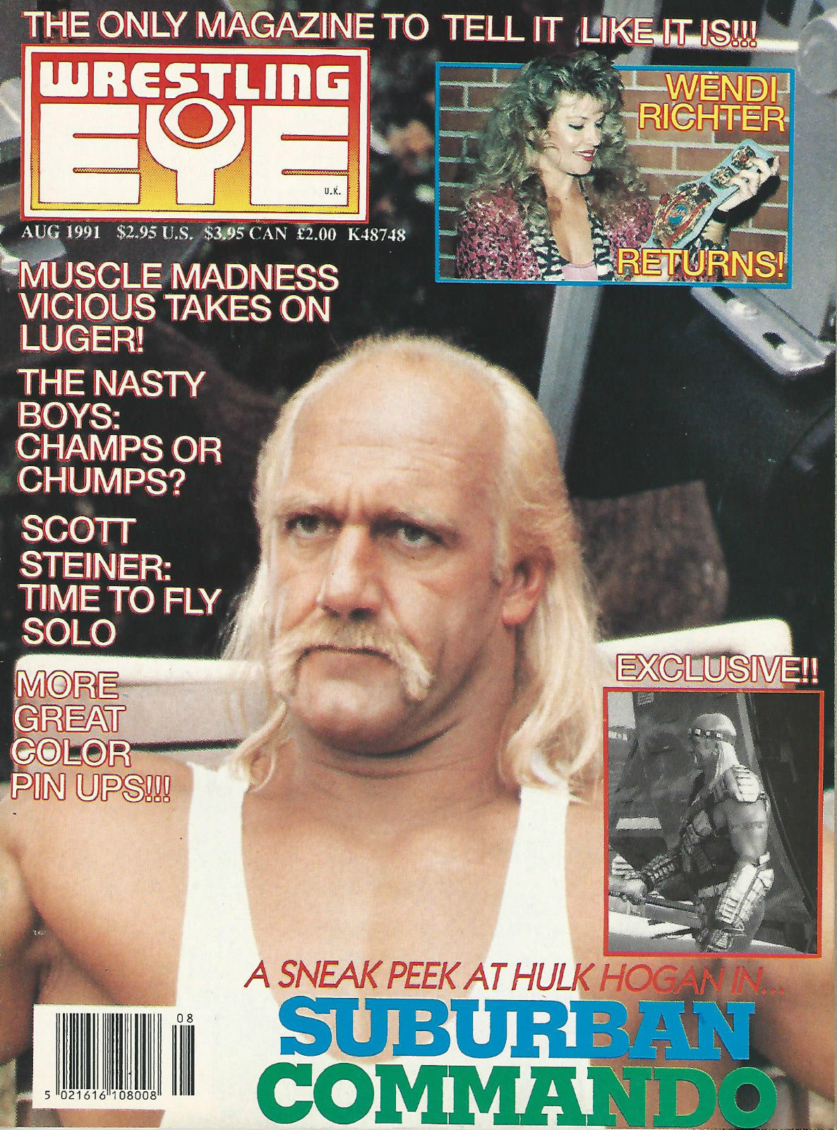 Wrestling Eye August 1991 Magazine PWcatalog