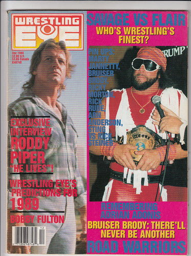 Wrestling Eye December 1988 Magazine PWcatalog
