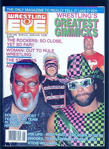 Wrestling Eye June 1991 Magazine PWcatalog