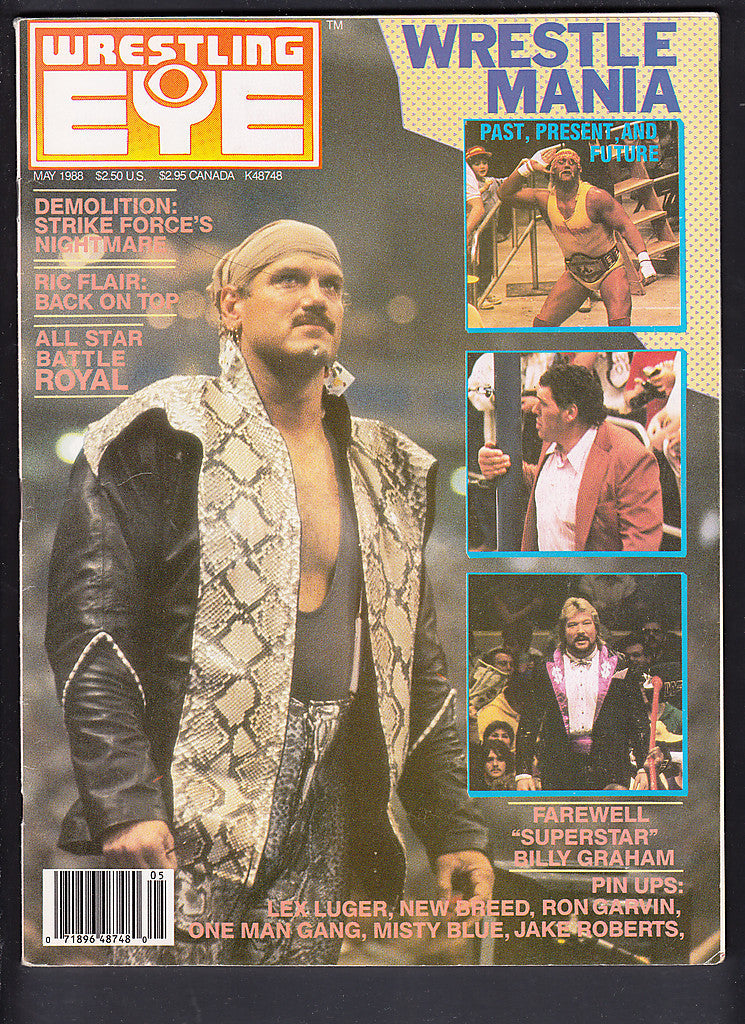 Wrestling Eye May 1988 Magazine PWcatalog