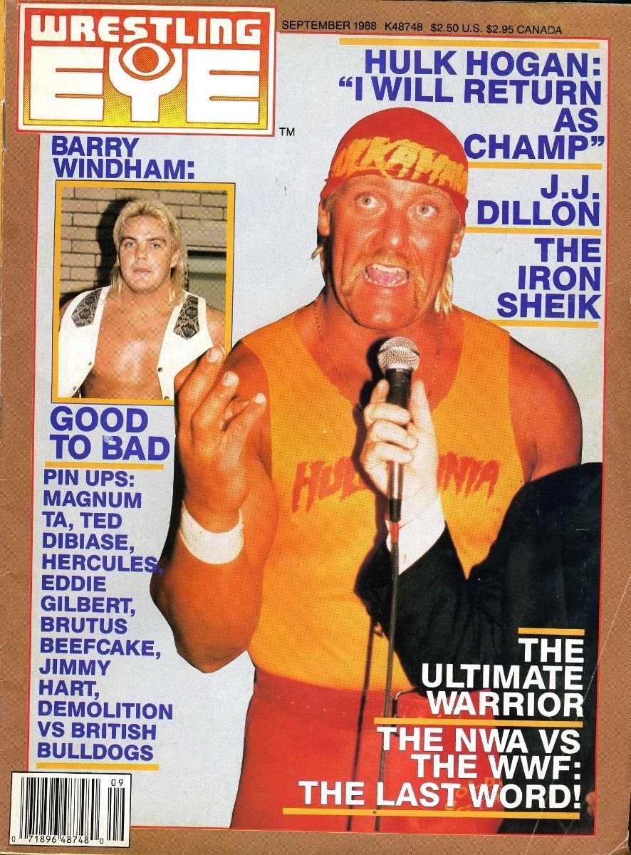 Wrestling Eye September 1988 Magazine PWcatalog