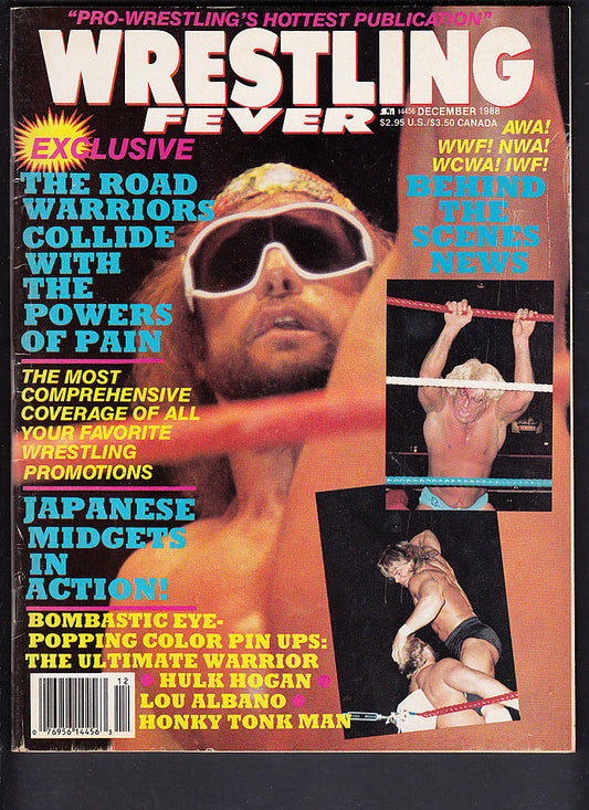 Wrestling Fever December 1988 Magazine PWcatalog