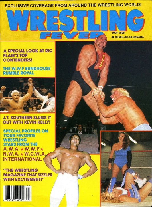 Wrestling Fever July 1988 Magazine PWcatalog