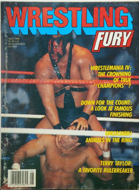 Wrestling Fury  August 1988