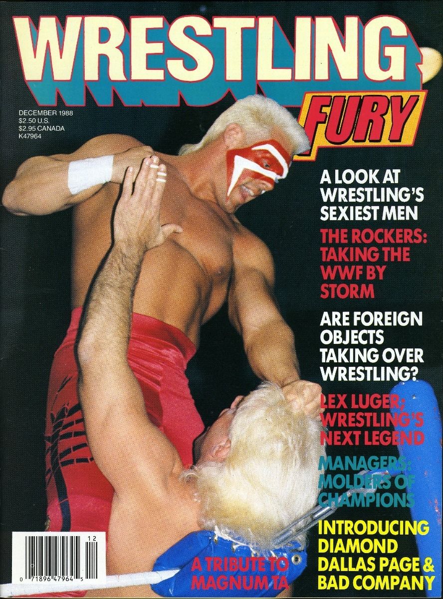 Wrestling Fury December 1988 Magazine PWcatalog