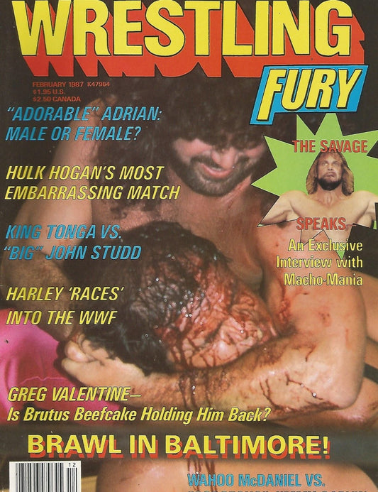 Wrestling Fury  February 1987