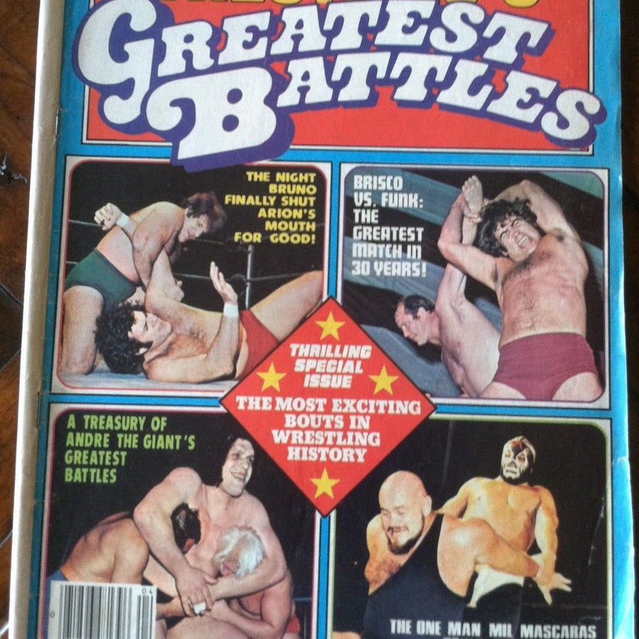 Wrestling Greatest Battles April 1977 Magazine PWcatalog