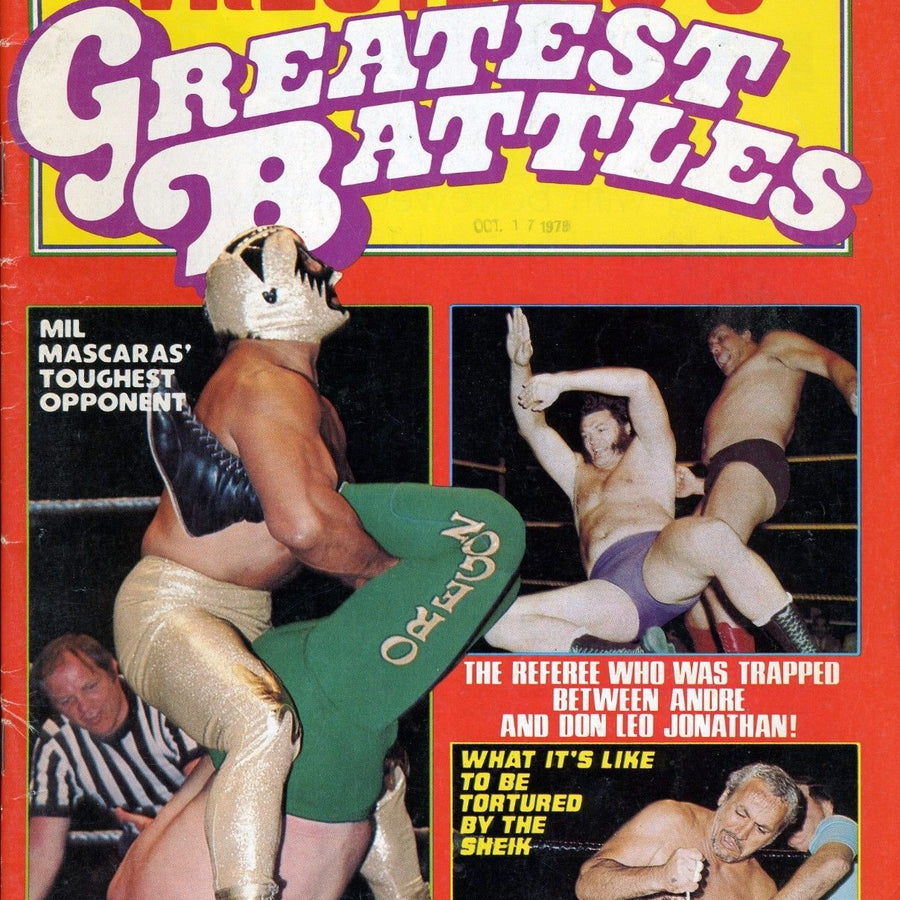 Wrestling Greatest Battles Winter 1978 Magazine PWcatalog