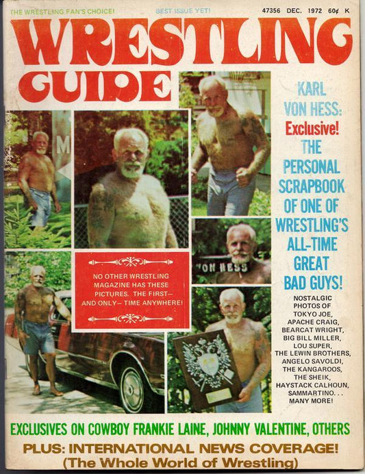 Wrestling Guide December 1972
