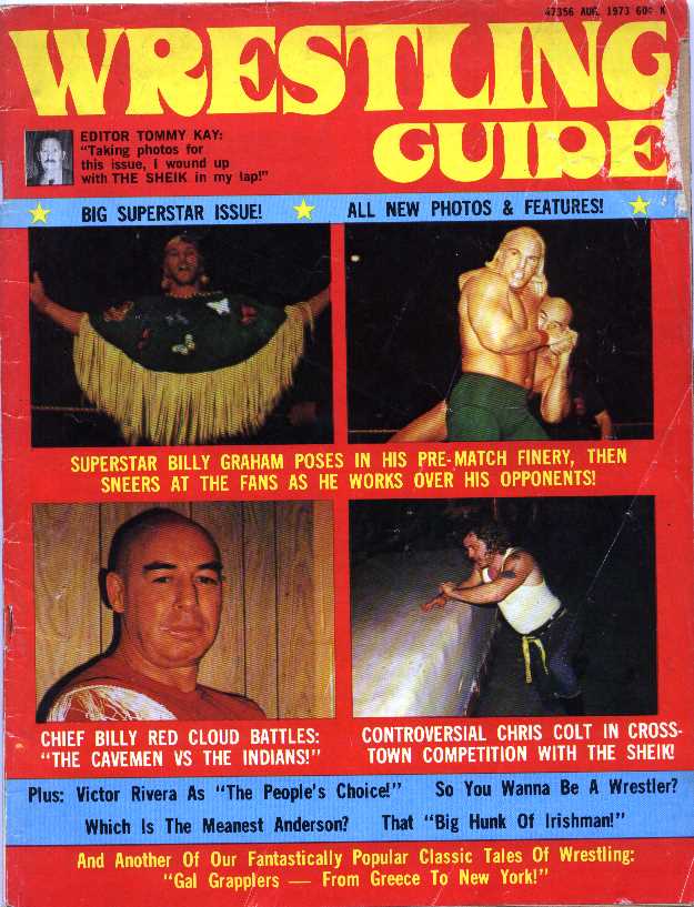 Wrestling Guide August 1973 Magazine PWcatalog