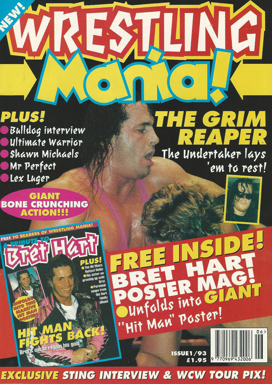 Wrestling Mania! January 1993 Magazine PWcatalog