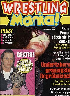 Wrestling Mania! January 1994 Germany Magazine PWcatalog