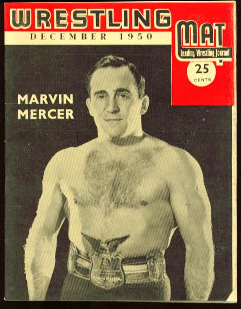 Wrestling Mat December 1950 Magazine PWcatalog