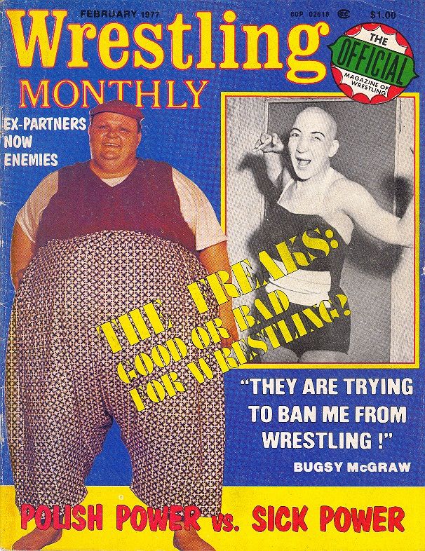 Wrestling Monthly February 1977 Magazine PWcatalog