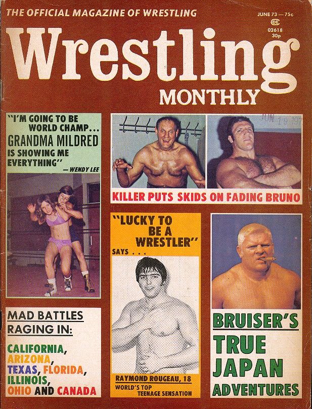 Wrestling Monthly June 1973 Magazine PWcatalog